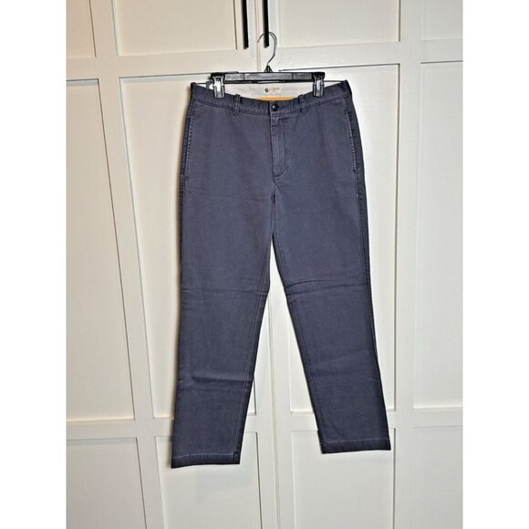 NWT J. Crew Classic Straight Fit Chino Pant Gray Mens 32x32 - Picture 1 of 9